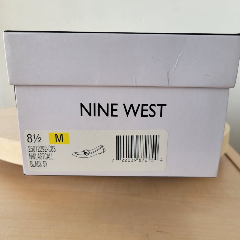 Nine West Black Synthetic Women's Loafers (Size 8½) - Picture 11 of 13